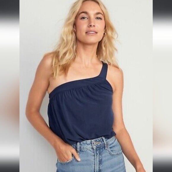 NWT Old Navy One Shoulder Tank - Picture 1 of 5
